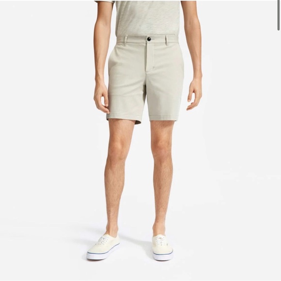 Everlane THE 7” SLIM-FIT PERFORMANCE CHINO SHORT Stone Size 36 - Picture 1 of 4
